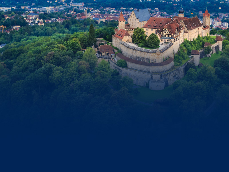 Luftaufnahme der Coburger Veste