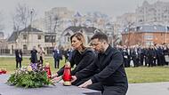 Ukraine-Krieg - Jahrestag der Befreiung von Butscha