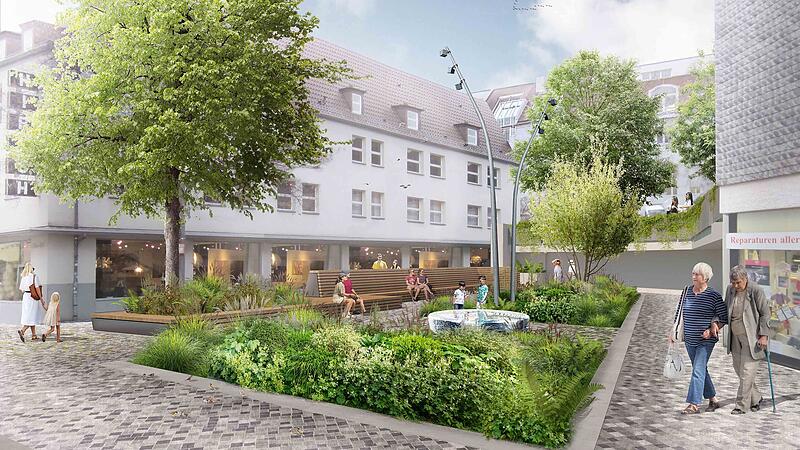 Information zum Umbau des Von-Stockmar-Platzes in Coburg f&uuml;r das Klima