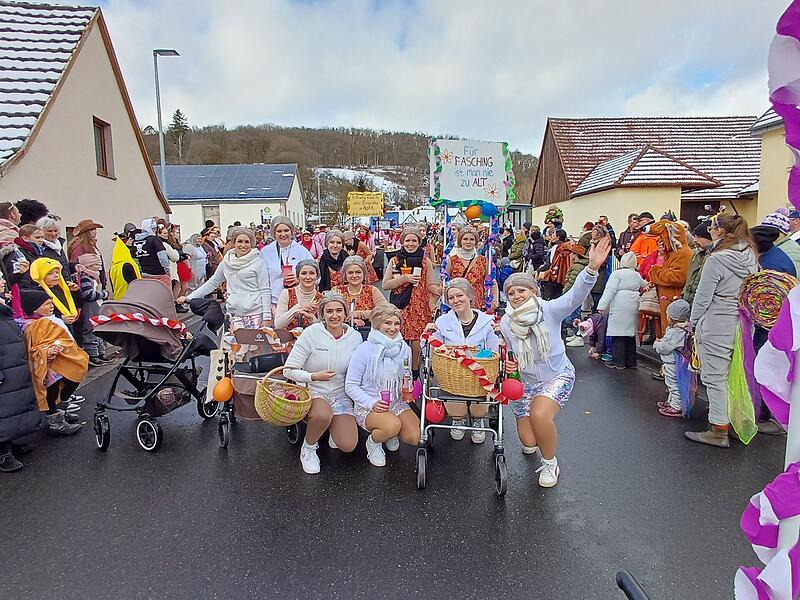 Rosenmontagszug in Aura