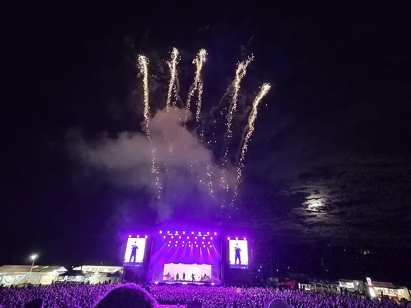 Wincent Weiss beim Open Air in Bad Kissingen