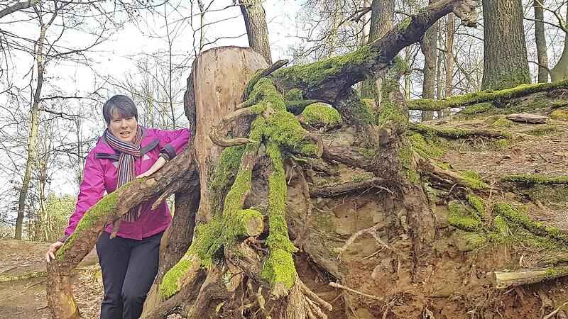 Kerstin Kaupert erfreut sich daran, in der Natur immer wieder Neues zu entdecken. Als &bdquo;Naturpark-Botschafterin&ldquo; will sie die Menschen zu Wanderungen mitnehmen.
