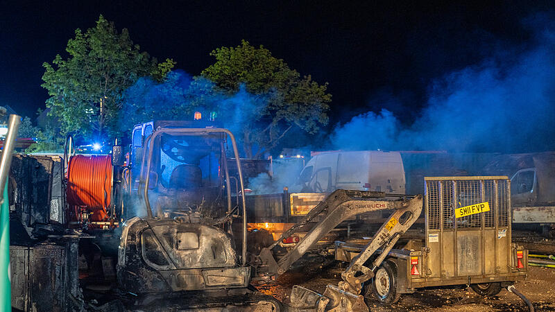 Brandanschlag auf Baufirma in Rattelsdorf