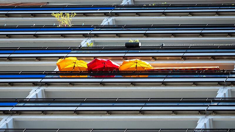 Sonne auf dem Balkon