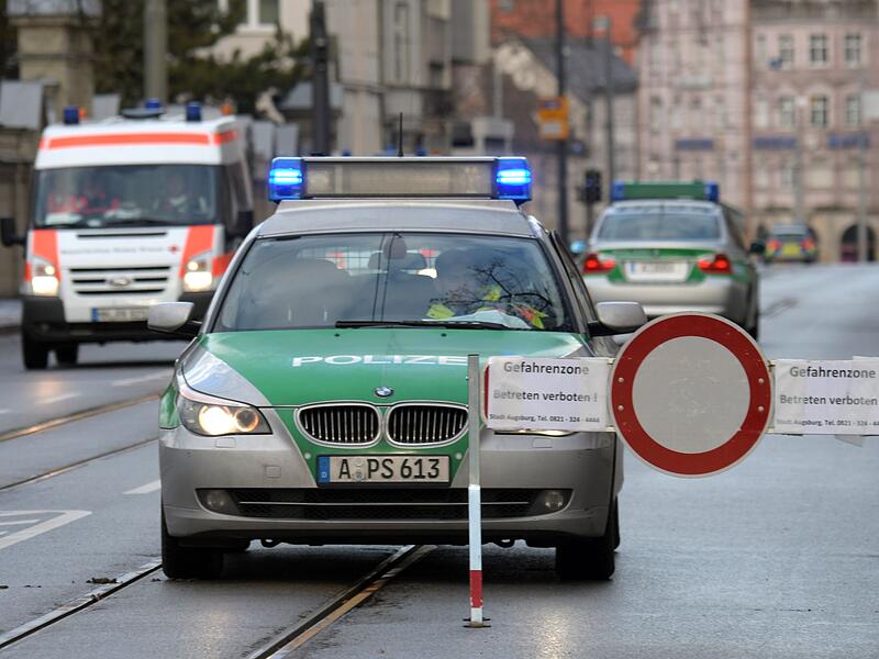 Entschärfung einer Fliegerbombe in Augsburg Entschärfung einer Fliegerbombe in Augsburg