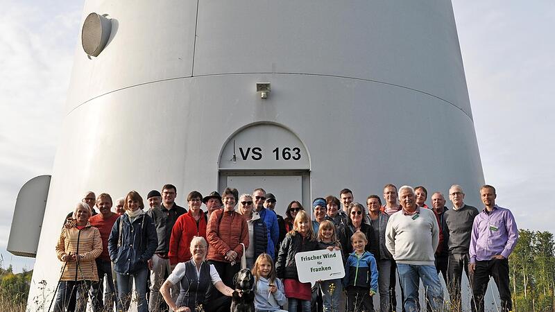 Eines der drei Windräder des Windparks Ramsthal steht auf Arnshäuser Gemarkung. Eines der drei Windräder des Windparks Ramsthal steht auf Arnshäuser Gemarkung.