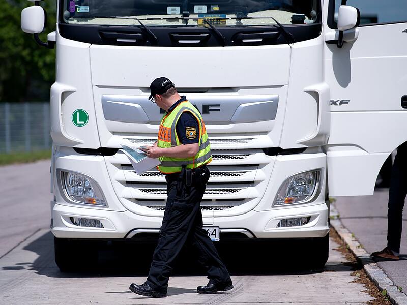 Lkw-Kontrollen in Bayern