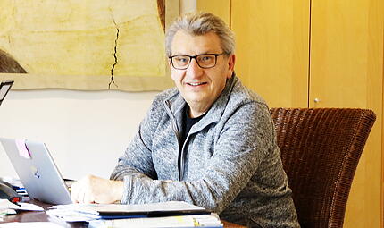 Wolfgang Hoderlein blickt ohne Zorn zur&uuml;ck.