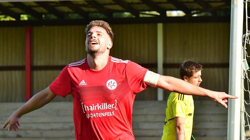 Lichtenfels' Top-Torjäger Lukasz Jankowiak erzielte das 1:1 gegen den TuS Röllbach am vergangenen Spieltag