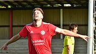 Lichtenfels' Top-Torjäger Lukasz Jankowiak erzielte das 1:1 gegen den TuS Röllbach am vergangenen Spieltag