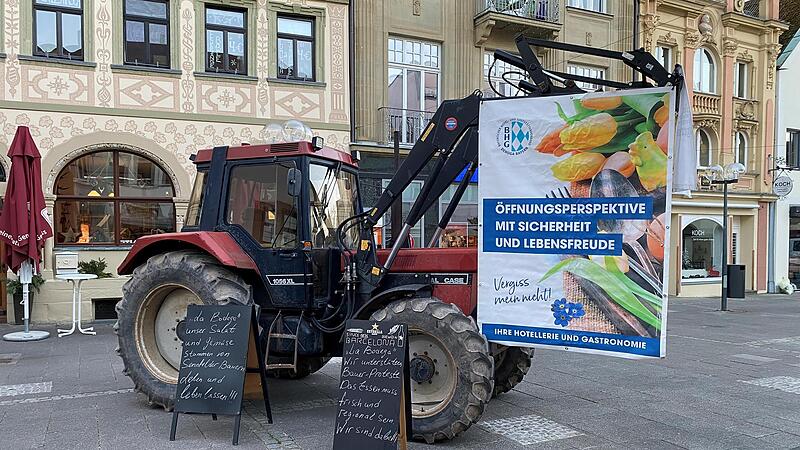 Hotels und Gaststätten unterstützen die Demonstrationen.