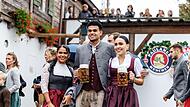 Besuch des FC Bayern München auf dem Oktoberfest