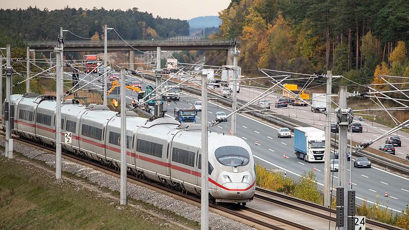 ICE auf der Strecke Nürnberg-München ICE auf der Strecke Nürnberg-München