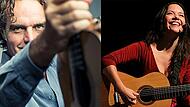 Falk Zenker und Cecilia Zabala gestalten im Anschluss an den Scheunengottesdienst die 3. Gefreeser Gitarrennacht in der Konzertscheune. Andy Land
