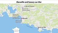 Marseille und Sanary-sur-Mer Marseille und Sanary-sur-Mer
