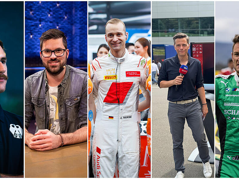 Unser Experten-Panel für die Formel 1 2025: Moritz Löhner, Tobias Schimon, Christopher Haase, Sascha Roos und Marco Wittmann. Unser Experten-Panel für die Formel 1 2025: Moritz Löhner, Tobias Schimon, Christopher Haase, Sascha Roos und Marco Wittmann.