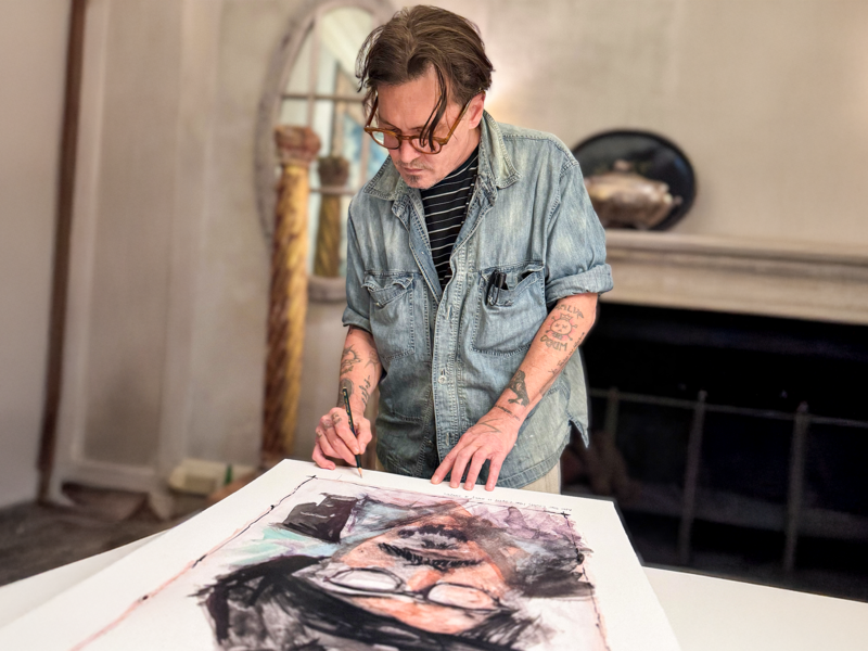 Von Hollywood nach Oberfranken: Die Kunsthalle Kloster Banz zeigt Werke von Johnny Depp.