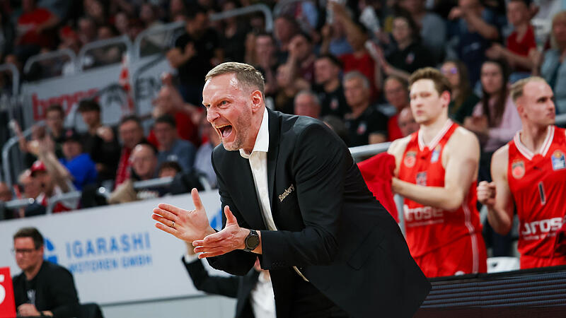 Acht Siege und sechs Niederlagen gab es in der Bundesliga f&uuml;r die Bamberg Baskets unter der &Auml;gide von Arne Woltmann.