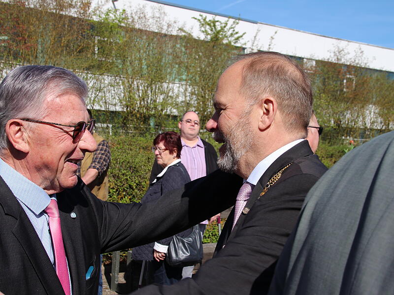Verabschiedung von B&uuml;rgermeister Bernd Reisenweber in Ebersdorf bei Coburg