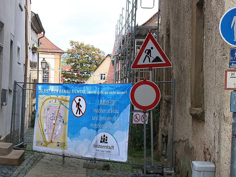 Finstere Gasse Münnerstadt