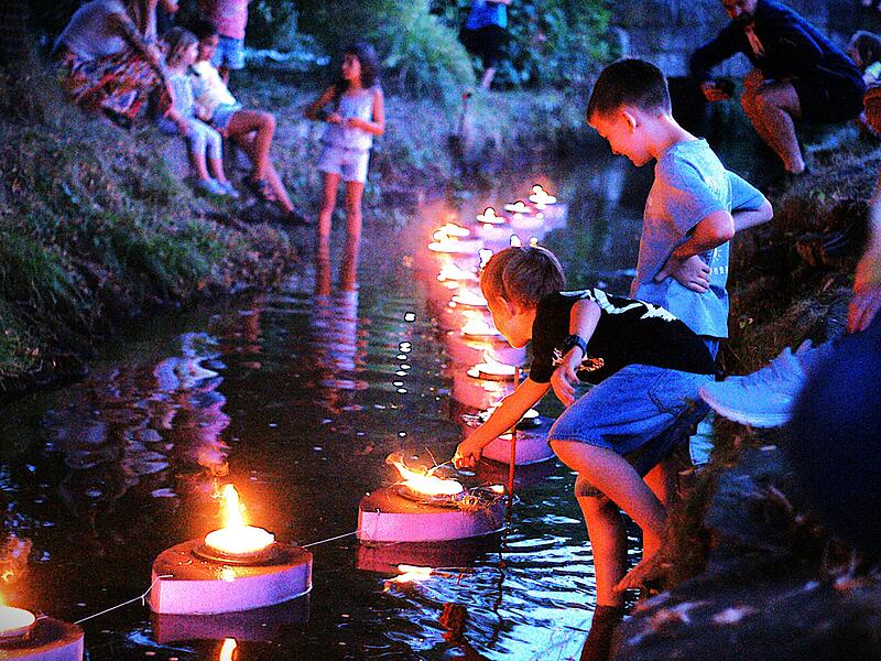 Sinn in Flammen im Siebener-Park: rund 1500 Besucher
