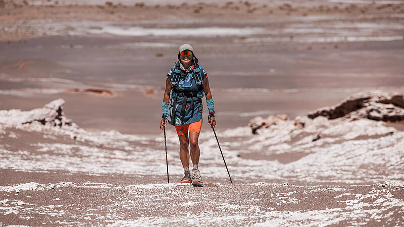 Silke Leikheim aus Bamberg: Ultra-Trail durch die Atacama-Wüste Silke Leikheim aus Bamberg: Ultra-Trail durch die Atacama-Wüste