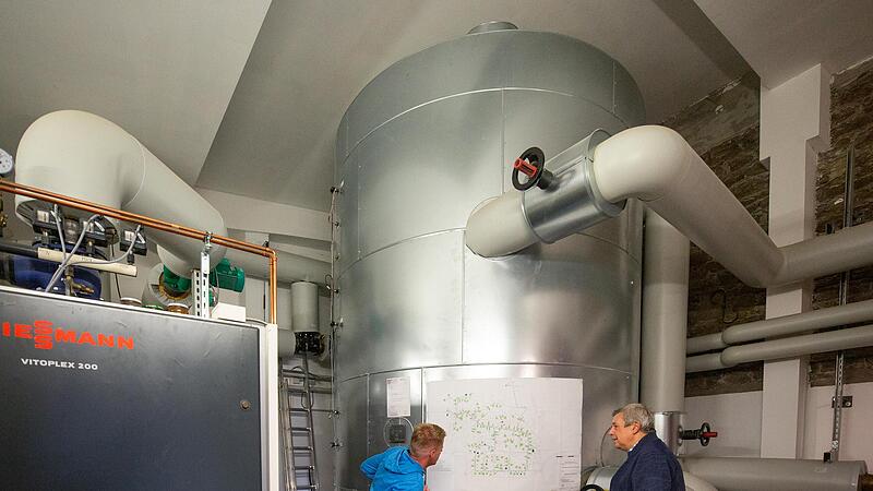 So wie Hopferstadt (unser Bild) will auch Fuchsstadt ein Heizkraftwerk zur Versorgung mit Nahw&auml;rme bauen.