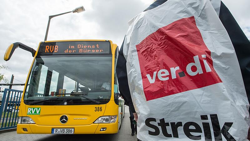 Streik im &ouml;ffentlichen Nahverkehr in Regensburg