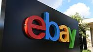 Ebay-Logo vor Hauptquartier