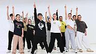 Dany R&uuml;ger und ihre Hip-Hop-Tanzgruppe.