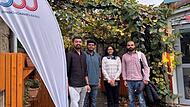 Haben im Wintersemester begonnen, Autonomes Fahren im Master zu studieren: (v.r.n.l) Sumanth, Maheswaran und Manasa und Sanju Gowda. Haben im Wintersemester begonnen, Autonomes Fahren im Master zu studieren: (v.r.n.l) Sumanth, Maheswaran und Manasa und Sanju Gowda.