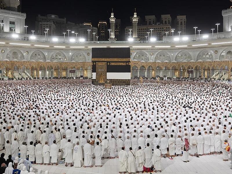 Muslimische Pilgerfahrt Hadsch in Saudi-Arabien Muslimische Pilgerfahrt Hadsch in Saudi-Arabien