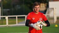 Der Lichtenfelser Torhüter Felix Angermüller machte bei seinen ersten beiden Punktspiel-Einsätzen  für seinen neuen Verein eine gute Figur.
