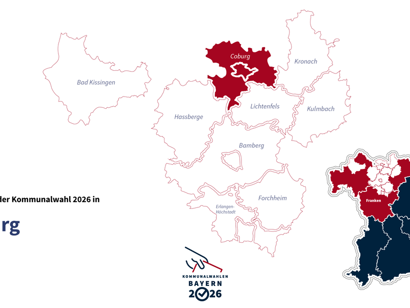 Kommunalwahl 2026 in Stadt und Kreis Coburg