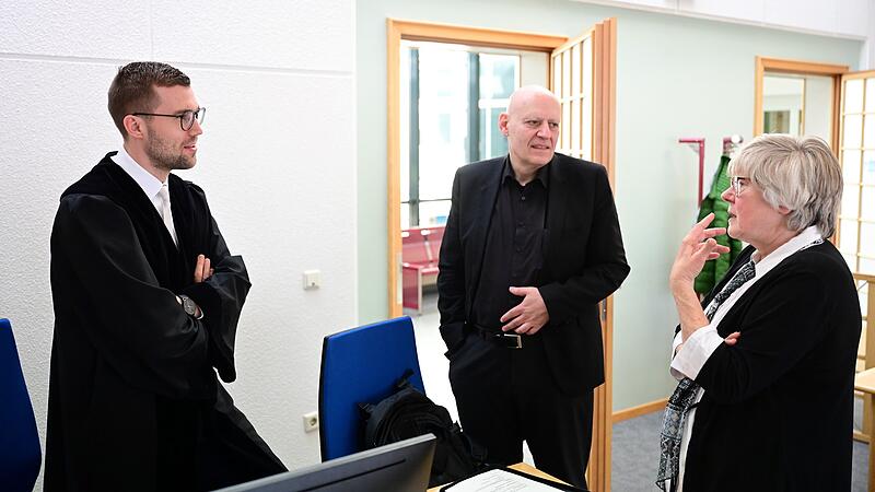 Amtsgericht Bamberg Vater rastet im Prozess aus Staatsanwalt Julian Schmidt, Gutachter Dr. Thomas Wenske und Rechtsanwältin Martina Fuchs-Andonie aus Weiden