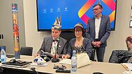 Das Hammelburger Prinzenpaar &uuml;bernahm die Stadtratssitzung Anfang Februar.