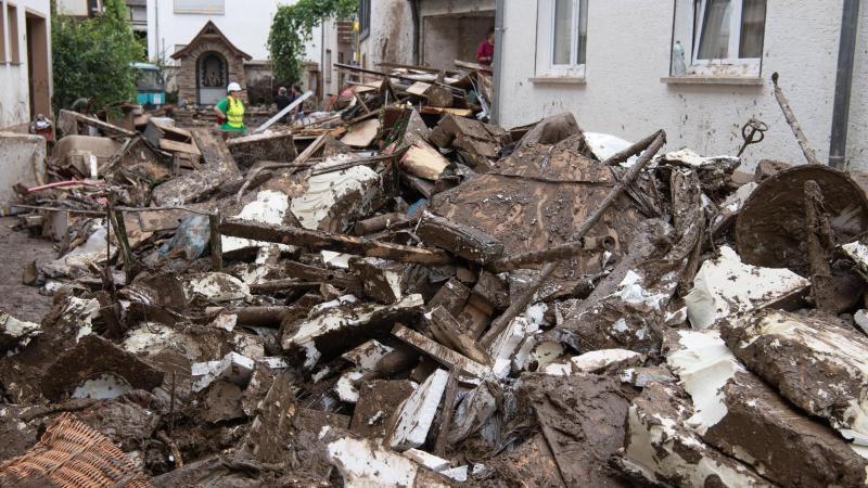 Nach dem Unwetter in Rheinland-PfalzHochwasserkatastrophe Deutschland