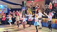 Die Kindertanzgruppe der EKG begeisterte mit ihrem Auftritt das Publikum.