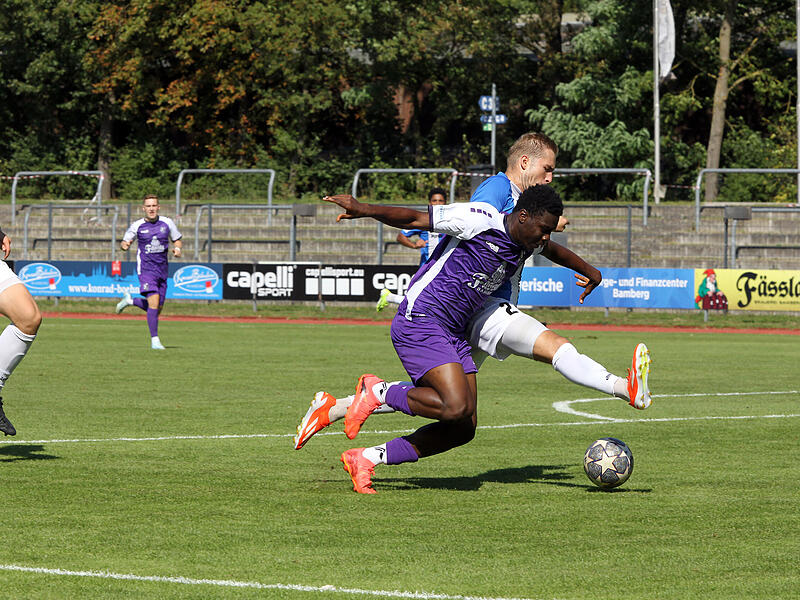Muiz Alli bl&uuml;ht nach seinem Wechsel aus Bamberg in der Landesliga Nordost auf.