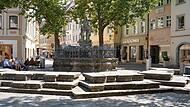 Während die Sonnenplätze beim Gabelmann bei hohen Temperaturen im Sommer leer bleiben, sind die Schattenplätze gut besetzt.