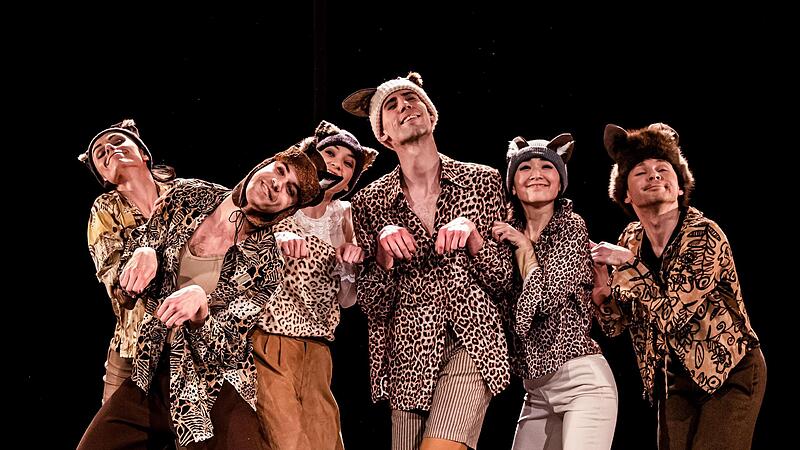 „First Steps“: Szene aus „Danca de gato miau“ von Yuryia Nakahata. „First Steps“: Szene aus „Danca de gato miau“ von Yuryia Nakahata.