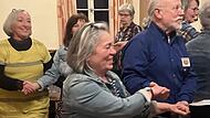 Beschwingt ging es zu beim Squaredance-Abend. Beschwingt ging es zu beim Squaredance-Abend.