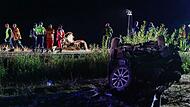 Schwerer Unfall auf Bundesstra&szlig;e in Mittelfranken