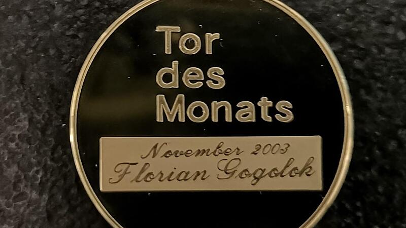 Der Kulmbacher Florian Gogolok wurde im November 2003 Torschütze des Monats.