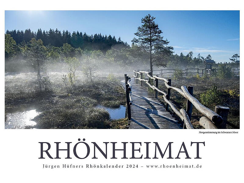 Titelblatt des Kalenders "Rhönheimat" von Jürgen Hüfner Titelblatt des Kalenders "Rhönheimat" von Jürgen Hüfner