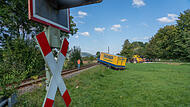 Bahn durchs Wiesenttal von LKW blockiert.Forchheim & Fränkische Schweiz Bahn durchs Wiesenttal von LKW blockiert.Forchheim & Fränkische Schweiz