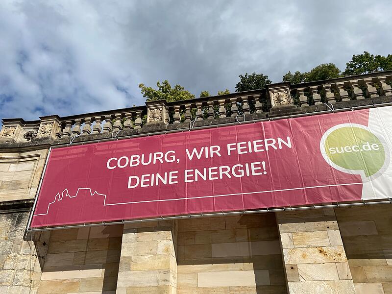 Weitere Werbung der S&Uuml;C Coburg &ndash; erneut mit der Veste