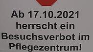 Seit 17. Oktober besteht Besuchsverbot im Pflegezentrum.Forchheim & Fränkische Schweiz