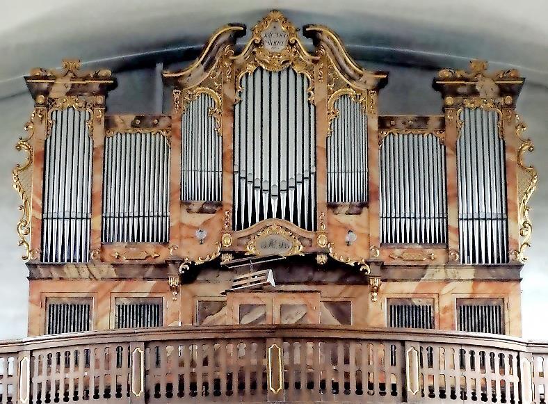 Die Orgel in St. Bartholom&auml;us Kirchehrenbach von 1914 &ndash; Steinmeyer, Opus 1205 &ndash; hat 20 Register und &uuml;ber 1000 Pfeifen.