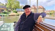 Hartmut Herbst aus Hamburg ist seit drei Jahren ehrenamtlicher Fährmann in Bamberg.